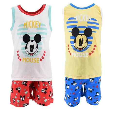 Disney Mickey Cheerful Ears gyerek rövid pizsama 3 - 8 év / 98 - 128 cm