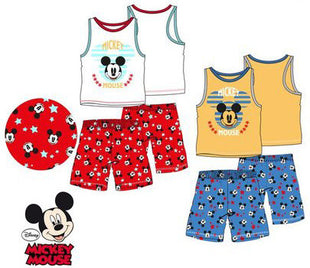 Disney Mickey Cheerful Ears gyerek rövid pizsama 3 - 8 év / 98 - 128 cm