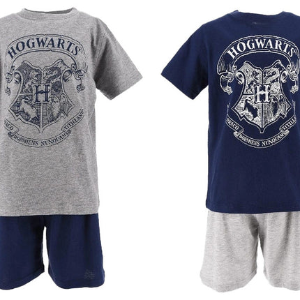 Harry Potter Hogwarts gyerek rövid pizsama 6 - 12 év / 116 - 152 cm