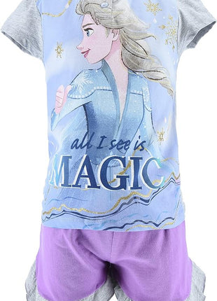 Disney Jégvarázs gyerek rövid pizsama 3 - 8 év / 98 - 128 cm