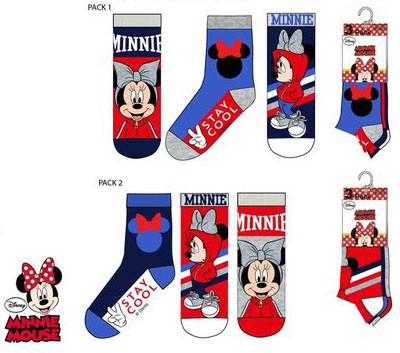 Disney Minnie Stay Cool gyerek zokni 23-34