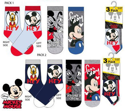 Disney Mickey Crew gyerek zokni 23-34