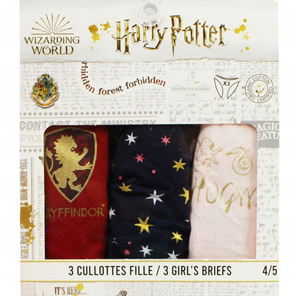 Harry Potter gyerek fehérnemű, bugyi 3 darab/csomag 4 - 10 év / 104 - 140 cm