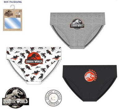 Jurassic World gyerek fehérnemű, alsó 3 darab/csomag 2 - 8 év / 92 - 128 cm