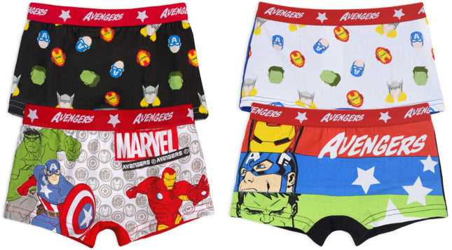 Bosszúállók gyerek boxeralsó 2 darab/csomag 2 - 8 év / 92 - 128 cm