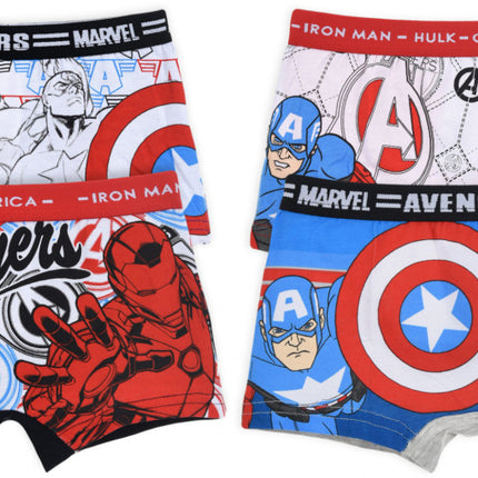 Bosszúállók Troop gyerek boxeralsó 2 darab/csomag 2 - 8 év / 92 - 128 cm