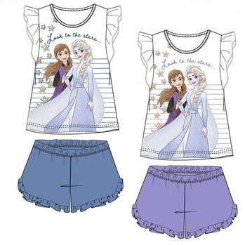 Disney Jégvarázs Stars gyerek rövid pizsama 4 - 8 év / 104 - 128 cm