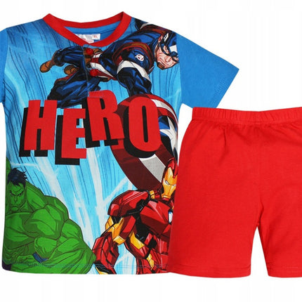 Bosszúállók Hero gyerek rövid pizsama 3 - 8 év / 98 - 128 cm