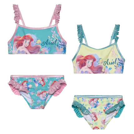 Disney Hercegnők Ariel gyerek fürdőruha, bikini 3 - 6 év / 98 - 116 cm
