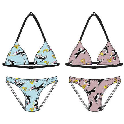 Bolondos dallamok gyerek fürdőruha, bikini 6 - 12 év / 116 - 152 cm