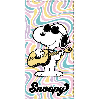 Snoopy Guitar fürdőlepedő, strand törölköző 70x140cm (Fast Dry)