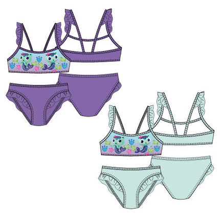 Gabi babaháza Mermaid gyerek fürdőruha, bikini 3 - 8 év / 98 - 128 cm