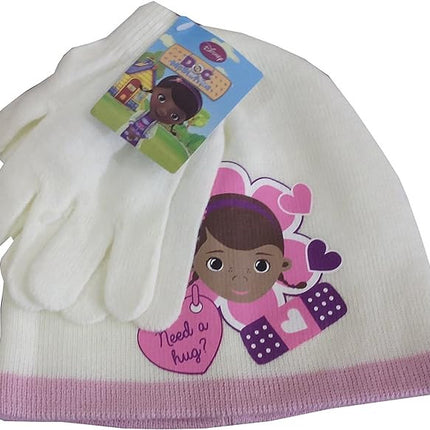 Disney Dr Plüssi Hug gyerek sapka + kesztyű szett 52-54 cm