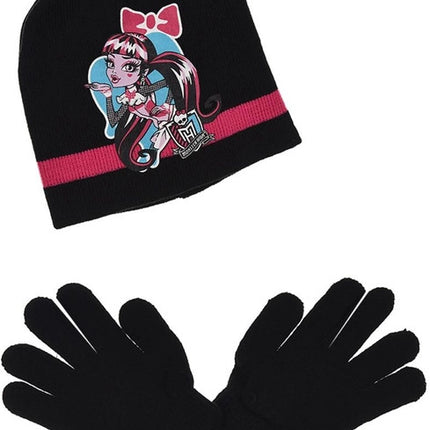 Monster High gyerek sapka + kesztyű szett 52-54 cm