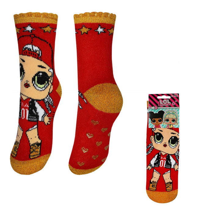 LOL Surprise gyerek vastag csúszásgátlós zokni 23-34