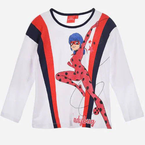 Katicabogár és Fekete macska kalandjai gyerek hosszú póló, felső 4 - 8 év / 104 - 128 cm