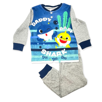 Baby Shark gyerek hosszú pizsama Díszdobozban 2 - 6 év / 92 - 116 cm