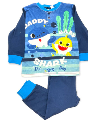 Baby Shark gyerek hosszú pizsama Díszdobozban 2 - 6 év / 92 - 116 cm