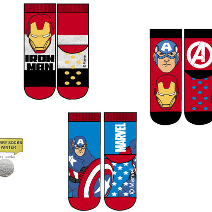 Bosszúállók gyerek vastag csúszásgátlós zokni 23-34