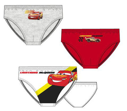 Disney Verdák gyerek fehérnemű, alsó 3 darab/csomag 3 - 8 év / 98 - 128 cm