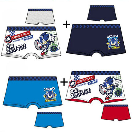 Sonic a sündisznó gyerek boxeralsó 2 darab/csomag 3 - 8 év / 98 - 128 cm