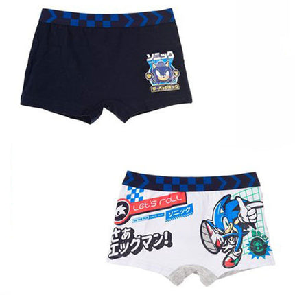 Sonic a sündisznó gyerek boxeralsó 2 darab/csomag 3 - 8 év / 98 - 128 cm