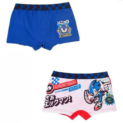 Sonic a sündisznó gyerek boxeralsó 2 darab/csomag 3 - 8 év / 98 - 128 cm