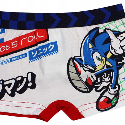 Sonic a sündisznó gyerek boxeralsó 2 darab/csomag 3 - 8 év / 98 - 128 cm
