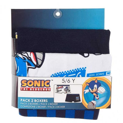 Sonic a sündisznó gyerek boxeralsó 2 darab/csomag 3 - 8 év / 98 - 128 cm