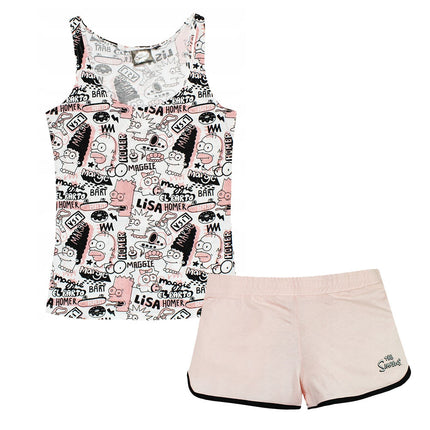 A Simpson család Pink női rövid pizsama S-XL