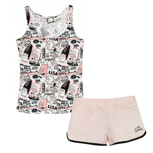 A Simpson család Pink női rövid pizsama S-XL