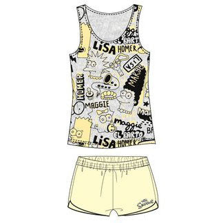 A Simpson család Yellow női rövid pizsama S-XL