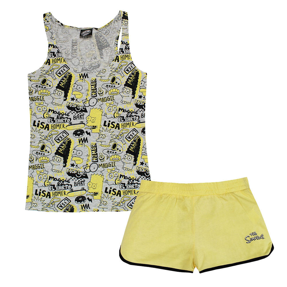 A Simpson család Yellow női rövid pizsama S-XL