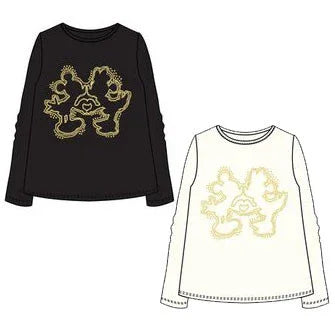 Disney Minnie Kiss gyerek hosszú póló, felső 3 - 8 év / 98 - 128 cm