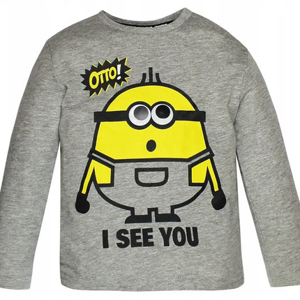 Minyonok See You gyerek hosszú póló, felső 4 - 10 év / 104 - 140 cm
