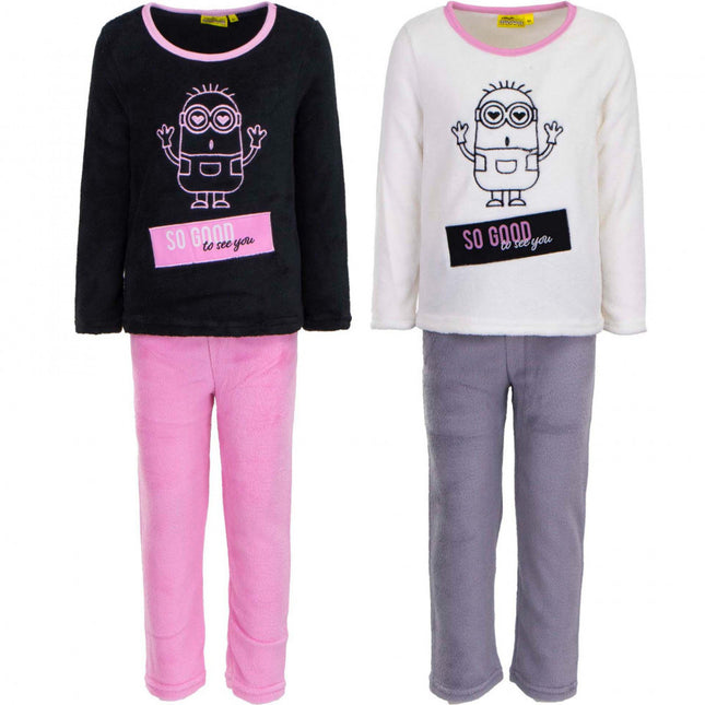 Minyonok So Good gyerek hosszú pizsama 4 - 10 év / 104 - 140 cm