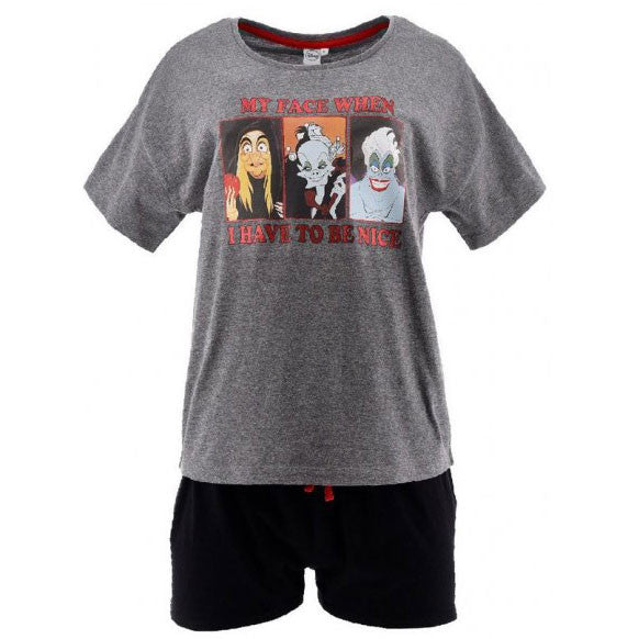 Disney Gonoszok női rövid pizsama S-XL