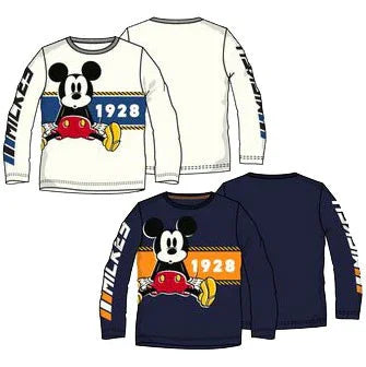 Disney Mickey 1928 gyerek hosszú póló, felső 3 - 8 év / 98 - 128 cm