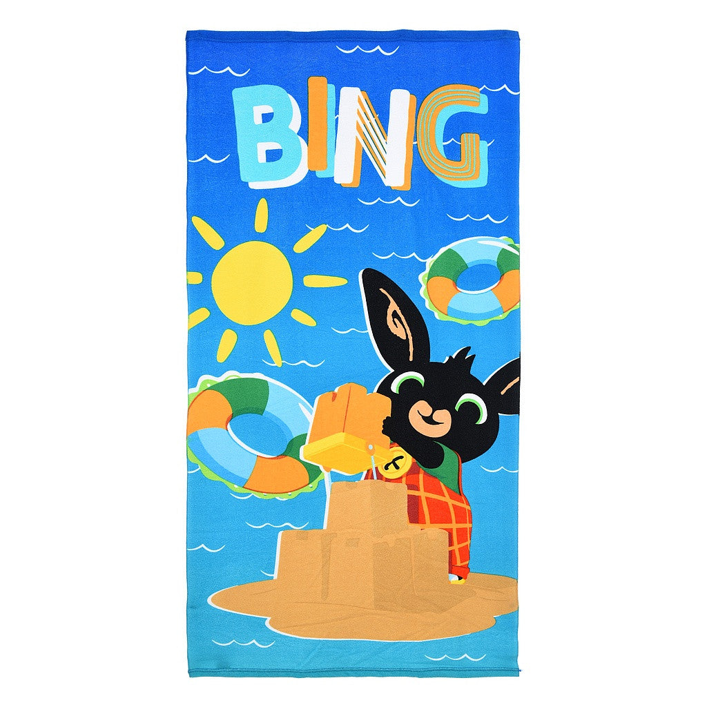 Bing Sandcastle fürdőlepedő, strand törölköző 70x140 cm (Fast Dry)