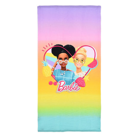 Barbie Heart fürdőlepedő, strand törölköző 70x140cm (Fast Dry)