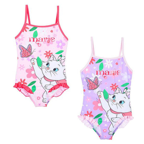 Disney Marie cica Flowers gyerek fürdőruha, úszó 3 - 6 év / 98 - 116 cm