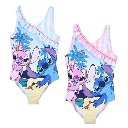 Disney Lilo és Stitch, A csillagkutya Angel gyerek fürdőruha, úszó 3 - 8 év / 98 - 128 cm