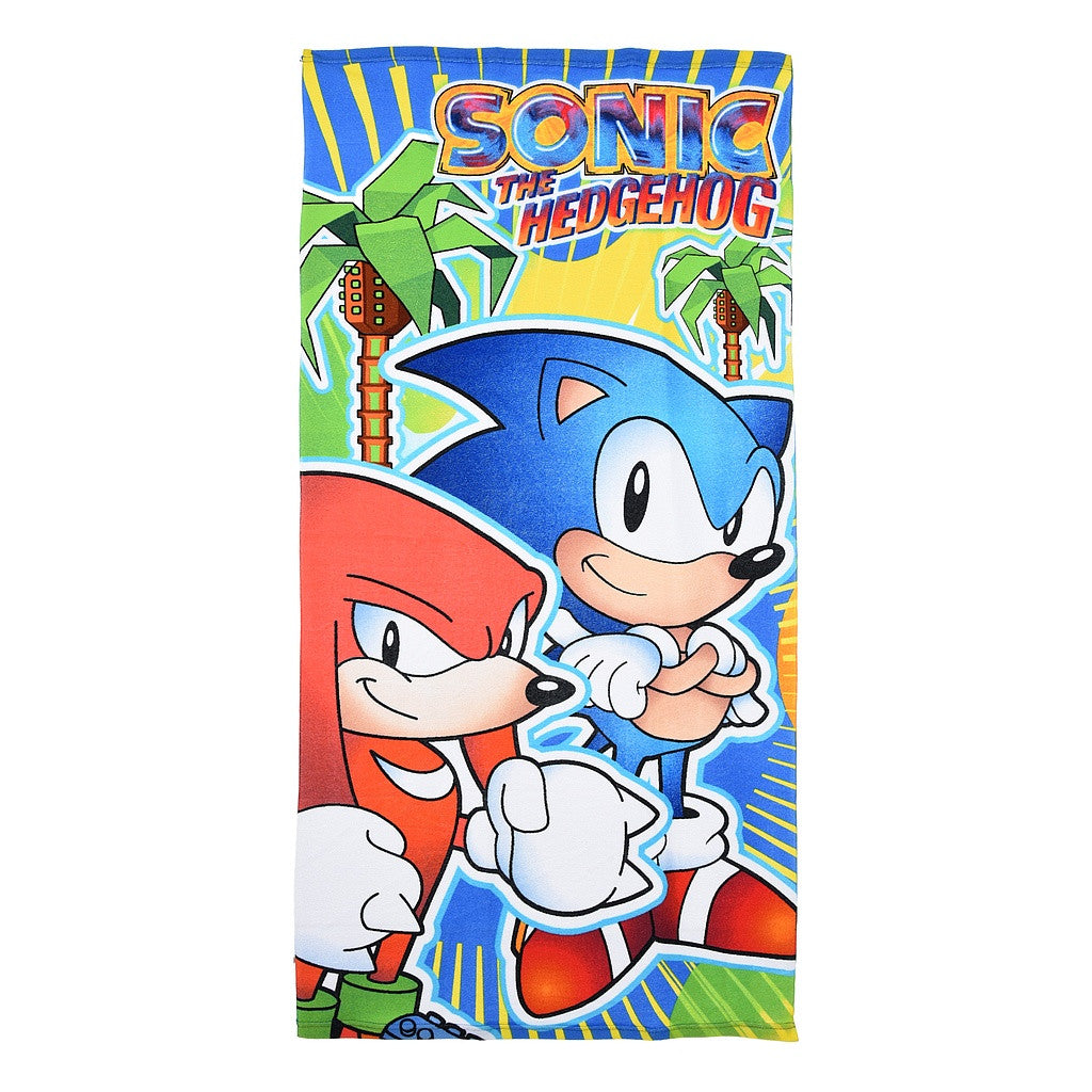 Sonic a sündisznó Palm fürdőlepedő, strand törölköző 70x140cm (Fast Dry)