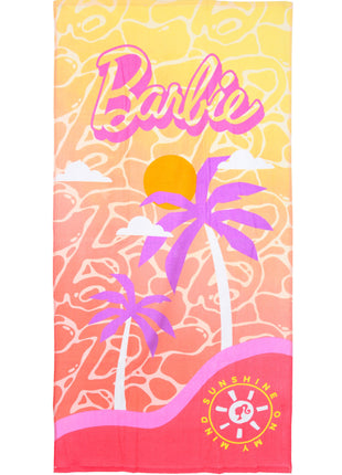 Barbie Palm fürdőlepedő, strand törölköző 70x140cm