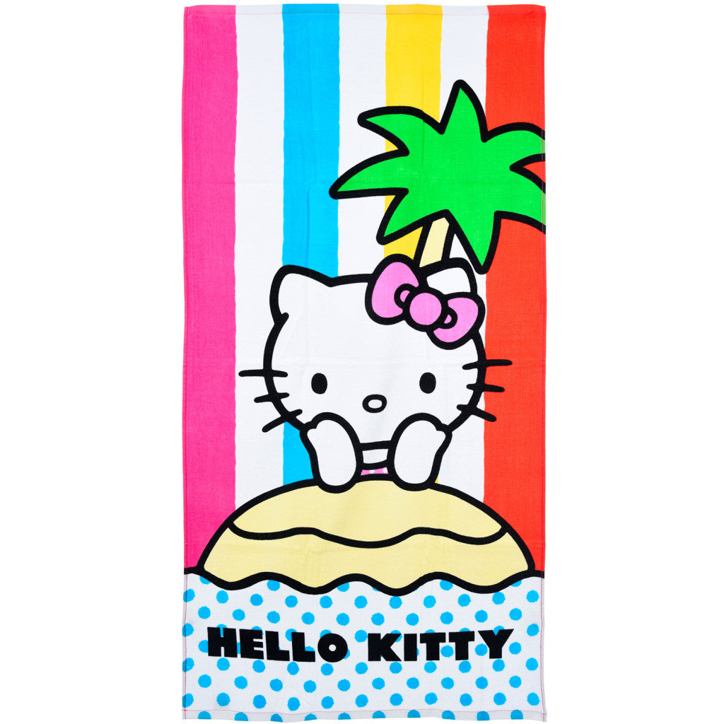 Hello Kitty Island fürdőlepedő, strand törölköző 70x140cm