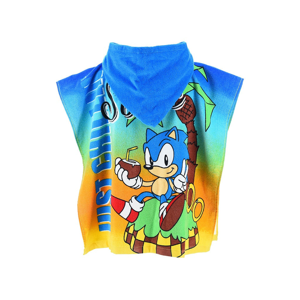 Sonic a sündisznó Chillin' strand törölköző poncsó 55x110 cm
