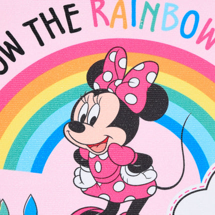 Disney Minnie Rainbow kéztörlő, arctörlő, törölköző 40x30 cm