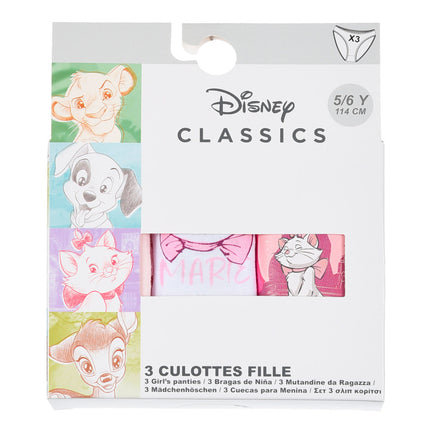 Disney Marie gyerek fehérnemű, bugyi 3 darab/csomag 3 - 6 év / 98 - 116 cm