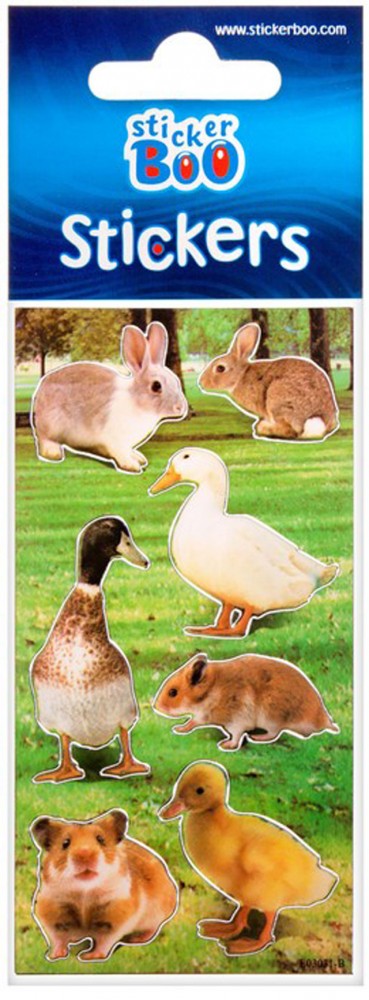 Állatos Farm matrica ezüst díszítéssel