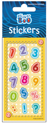 Számos Yellow matrica ezüst díszítéssel